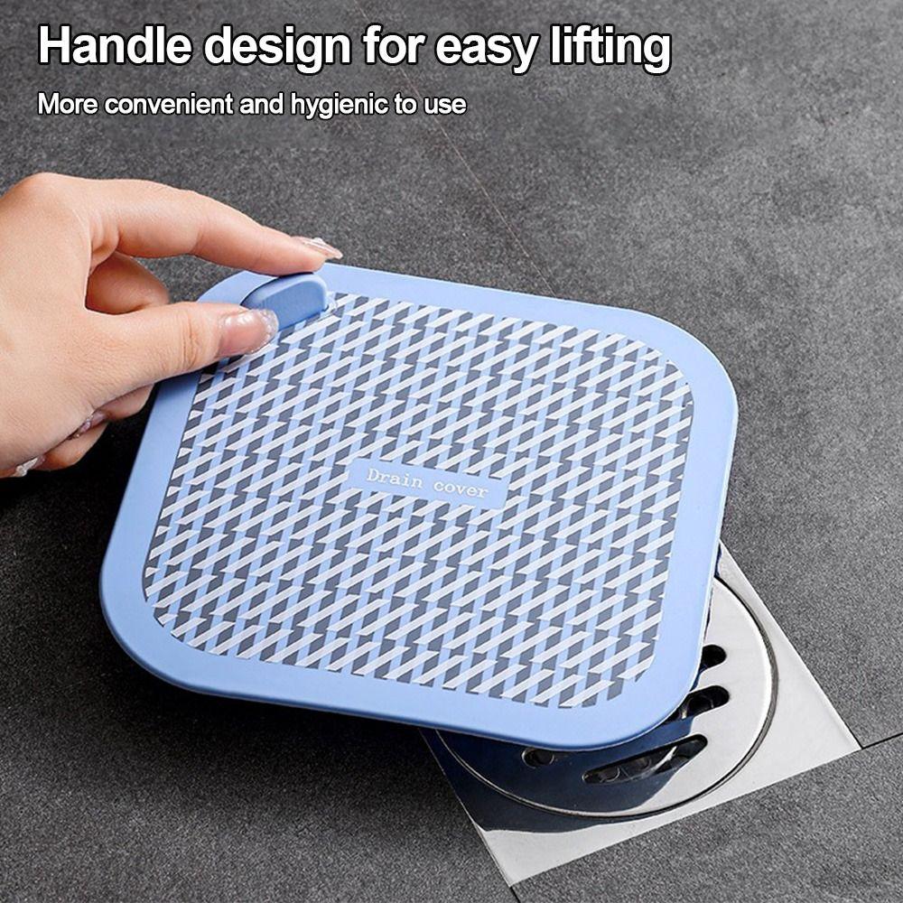 Soft Sewer Pipe Cover Anti-Odor Sink Seal Mat New Bathtub Shower Drain Plug  Universal