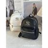 Koreanischer MLB Diamant Argyle NY Geprägter Damen Vielseitiger Trendiger Crossbody Rucksack