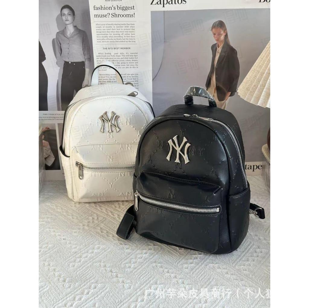 Koreanischer MLB Diamant Argyle NY Geprägter Damen Vielseitiger Trendiger Crossbody Rucksack
