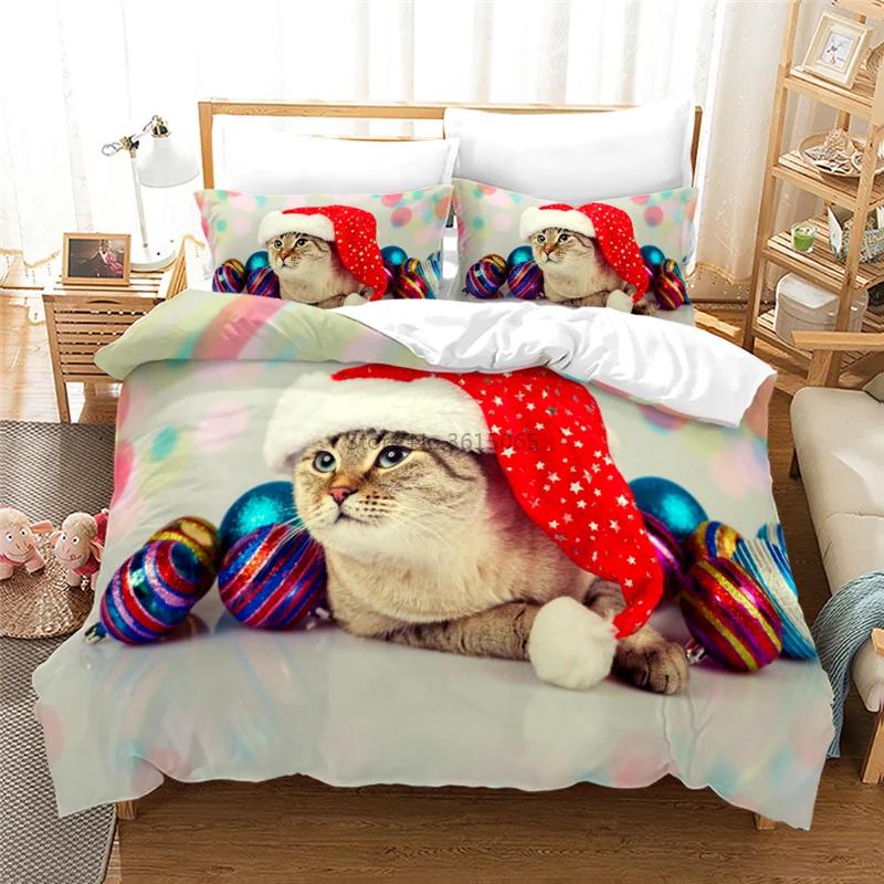 Lazy Cat 3d Bettbezug-Set mit Kissenbezug Bedrucktes Bettwäsche-Set Einzel Doppel Twin Full Queen King Size Bettwäsche Bettwäsche-Set
