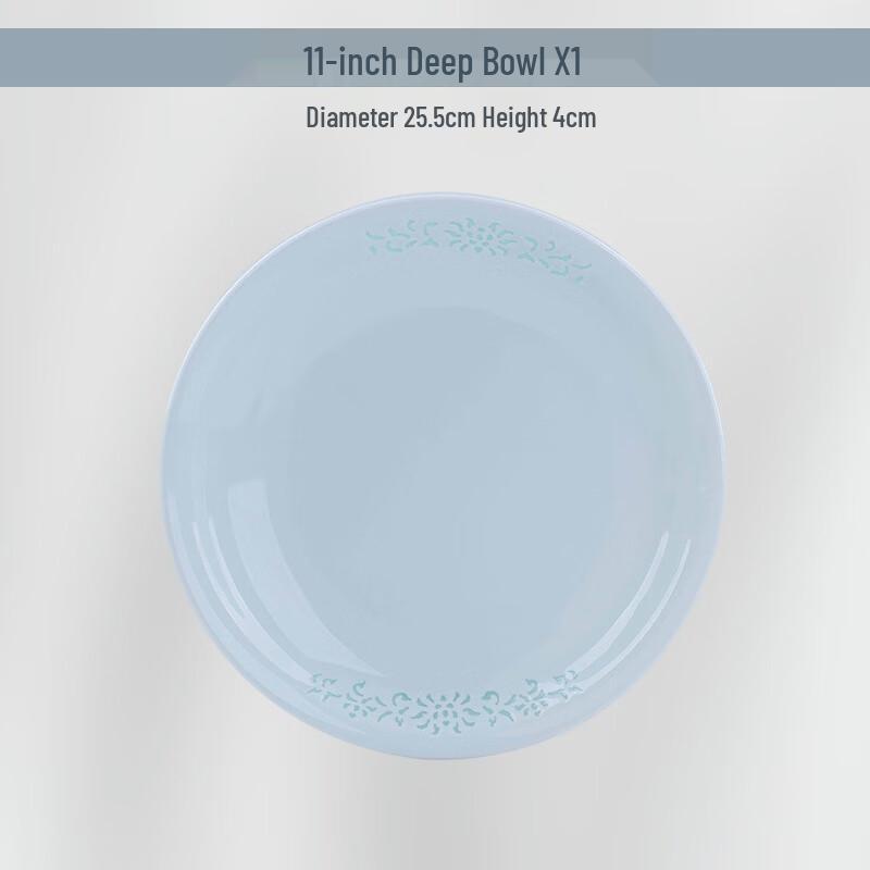 Jingdezhen Celadon Underglaze Openwork Deep Dish