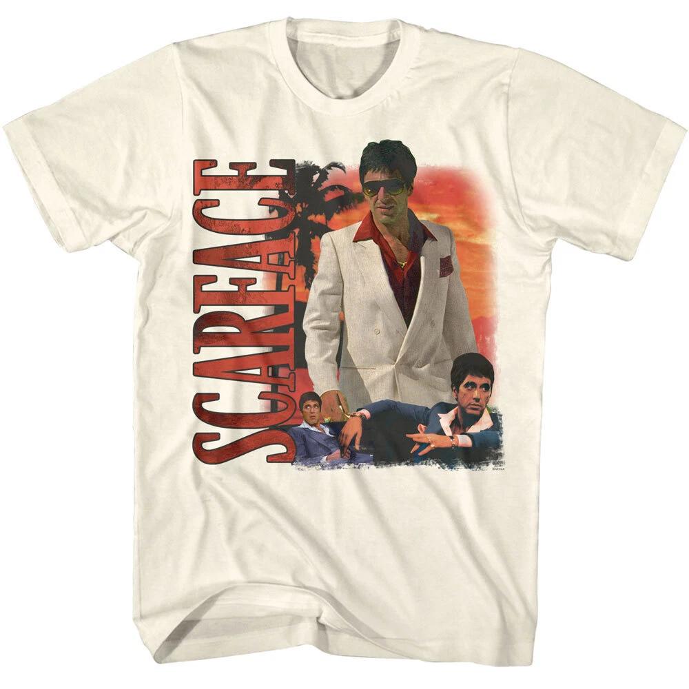 Scarface Lounge Suit Collection Men s T Shirt 80 s Fashion Tony Montana XL