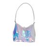 New NERDY Polyvinyl Chloride PVC Combined With Polyurethane Shoulder Bag Regular Women's White PNEC24BG10