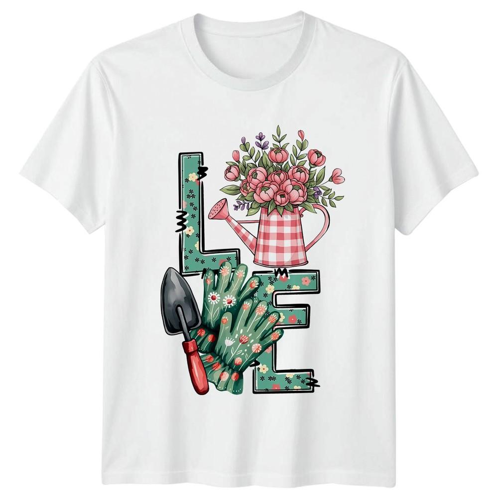 Love Unisexs TShirt Floral Gardening Mothers Day Gift For Her
