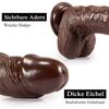 Realistic Silicone Dildo Large Dildo Sex Toy for Women with Thick Glans Real Dong with Powerful