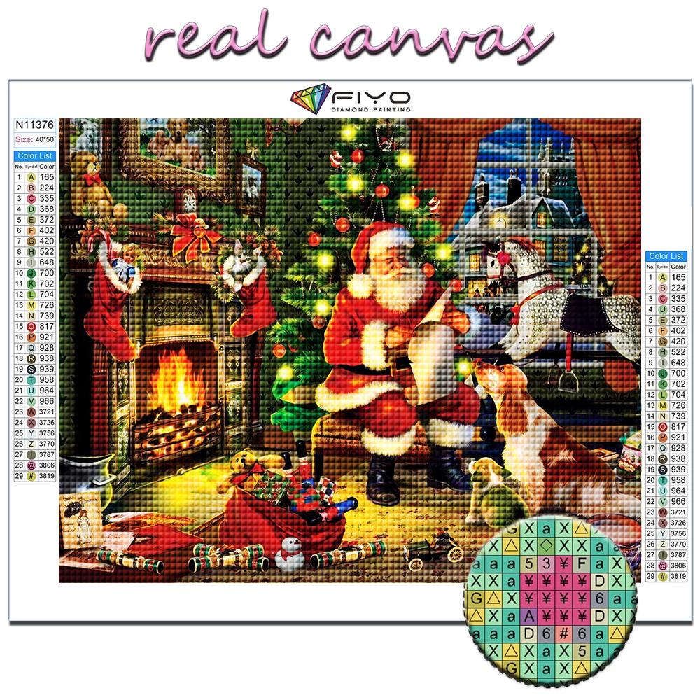 5D DIY Diamond Painting Christmas Tree Santa Snowman Cross Stitch Full Diamond výšivka Mosaic