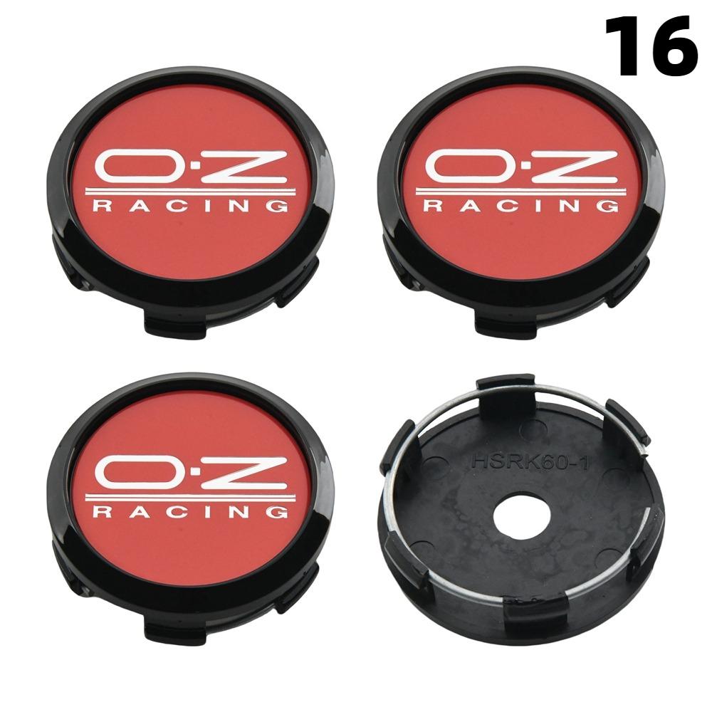 

1Set/4PCS OD 60MM / ID 56MM Cap For Rims OZ Logo Wheel Center Cap Sport Car Wheel Cover Hub caps