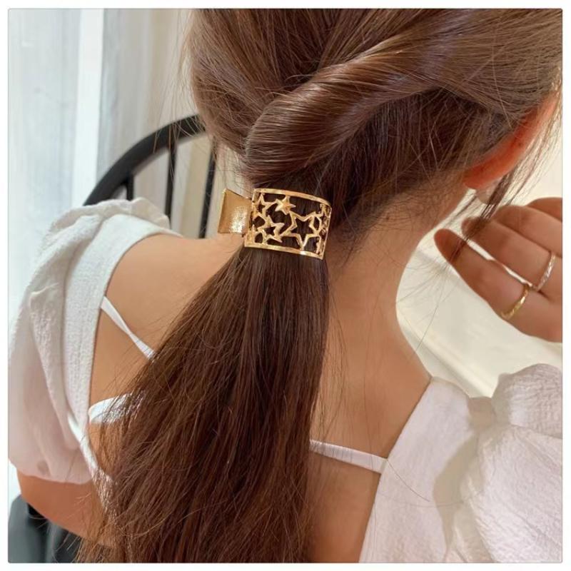 New Pearl Rhinestone Hair Claws Girl High Ponytail Clip Fixed Hairpin Fashion Hair Accessories Headwear