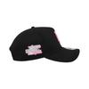 New Era LA Yankees MLB 9FORTY Snapback Cap Free Dodgers/NY Black/Pink (JP, Alphabet, Size, LA-Black/Pink) [Used]
