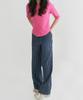 Peulleio Striped Denim_ Blue