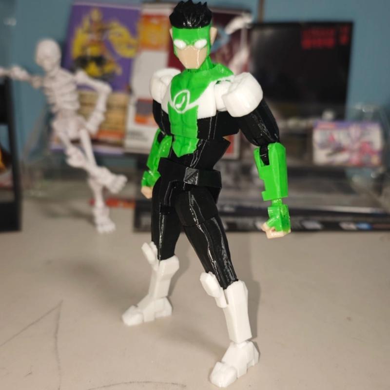 3D-gedruckte bewegliche Actionfigur 13 Stil Modell Sammlerstück Gelenkiges Ornament Für Schreibtischdekoration Geschenke Für Kinder Und Erwachsene