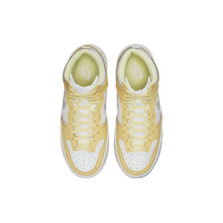 Nike Dunk High Up White Citron Tint Women Sneakers Coconut-Milk Photon-Dust DH3718-105