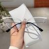Vintage Cat Eye Glasses Women  Fashion Hollowed Blue Light Blocking Eyewear Trendy Brand Design Decorative Eyeglasses