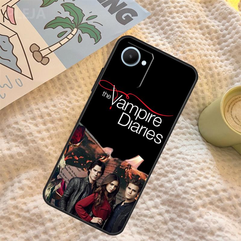Stefan And Damon the Vampire Diaries Case For Realme C55 C71 C67 C51 C75 C63 C61 C65 C53 C35 11 12 13 14 Pro Plus GT6 GT7 15 Pro