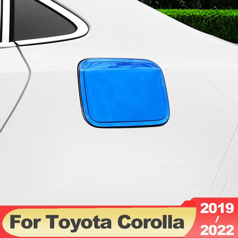 Edelstahl Außen Auto Öl Kraftstoff Tank Abdeckung Trim Aufkleber Fall Für Toyota Corolla E210 - 2022 2023 12th Zubehör