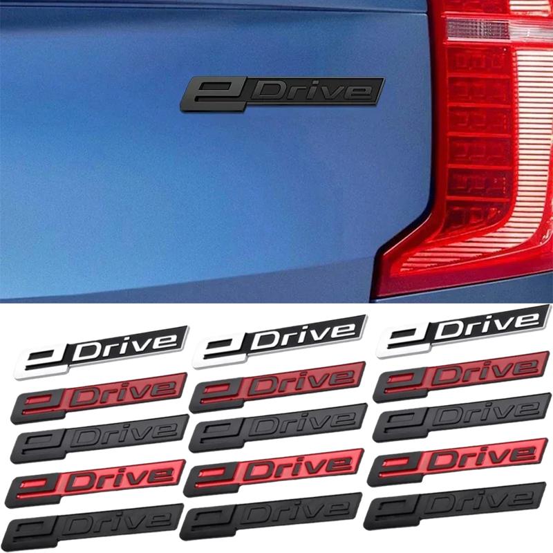 Gloss Black e-Drive Emblem Set - Trunk & Fender Badge for BMW iX/i5/X Series & 3/5 Series (ABS Material) Decoration Accessories