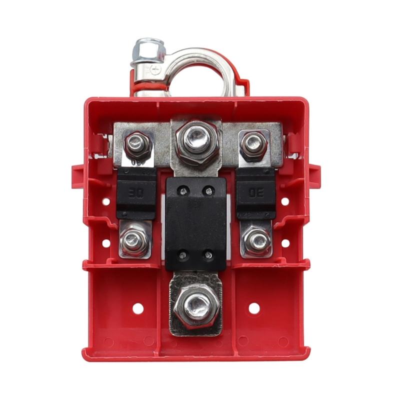 Automotive Battery Terminals Connector Fuses Box 32V/400A High Current Capacity Terminals Connector for Safe Power Supply