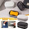 Travel Soap Box White Bathroom Container Soap Case