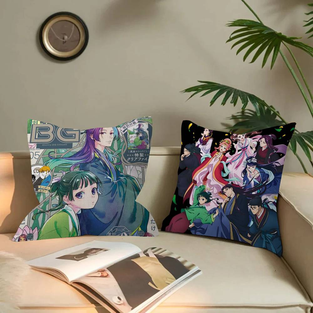The Apothecary Diaries Anime Cushion Cover Pillowcase Upholstery Sofa Throw Pillow Home Decor Pillowcas