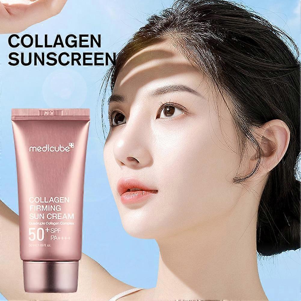 MEDICUBE Collagen Firming Sun Cream 1.69oz / 50ml Renewal SPF50+PA++++