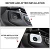 Center Console White Engine Start/Stop Button Cover for Jeep Wrangler JL JT 24+