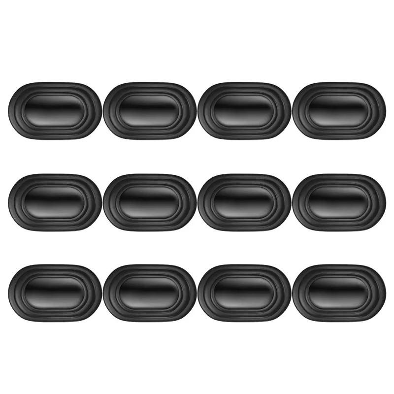 

ШВОВОЙ 12 шт., амортизатор для двери автомобиля, звукопоглощающий клей, закрывающая дверь, полоса для предотвращения столкновений, наклейка на бампер 12PCS чёрный