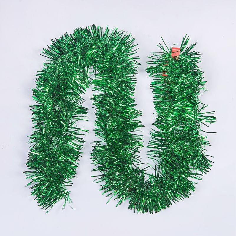 Shiny Tinsel Garland Streamer Ribbon for Birthday, Christmas, Wedding, and Party Decorations.
