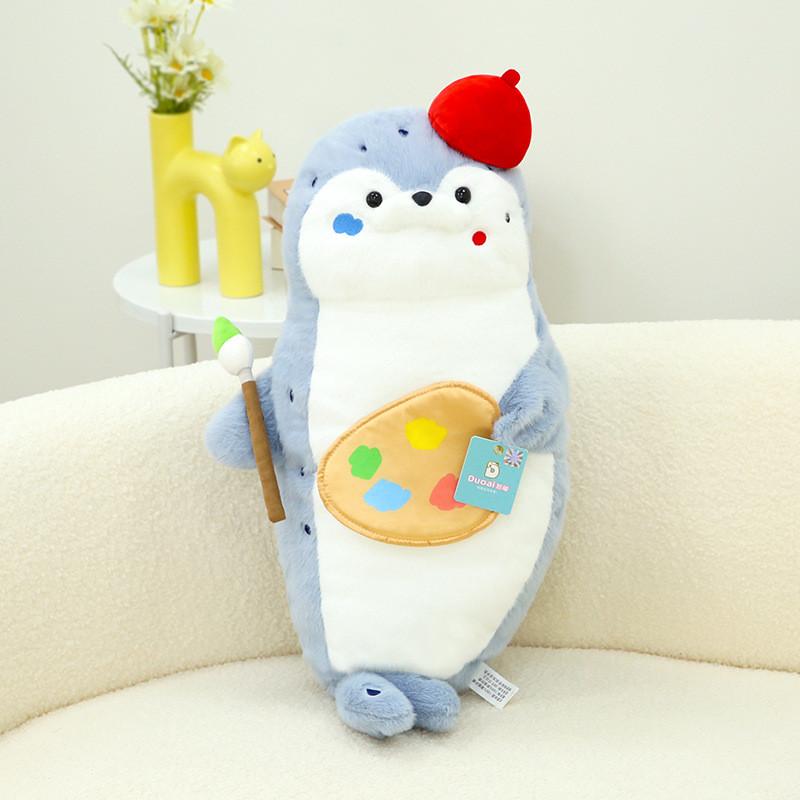Seal Toy Plush Chef Nurse Painter Sea Sloth Stuffed Animal Doll Decor Cartoon