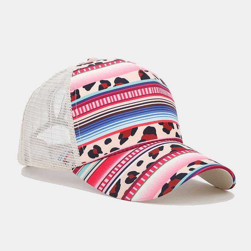 Cappellino da Baseball Estivo da Donna con Rete Traspirante in Poliestere per Protezione Solare Viaggi all'Aperto