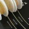 Fashion 14k Gold Fill Patterned Chain Jewellery Necklace Permanent Chains