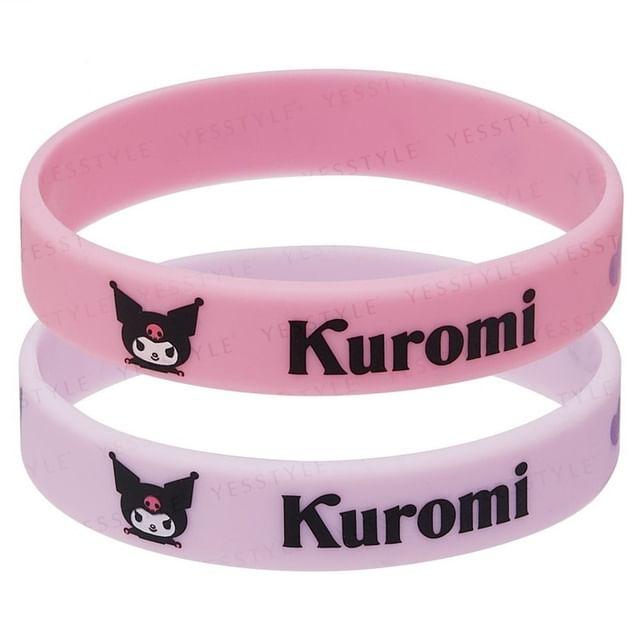 Skater - Sanrio Kuromi Insect Repellent Silicone Ring Bracelet 2 pcs