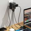 Dudao A35Pro 35W Travel Adapter Eu/Uk/Aus/Us/Jp 3X Usb-C 2X Usb-A - Black