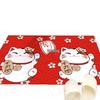 Cross Cartoon Anti-slip Water Absorbent Quick Dry Floor Mat for Bathroom & Entrance