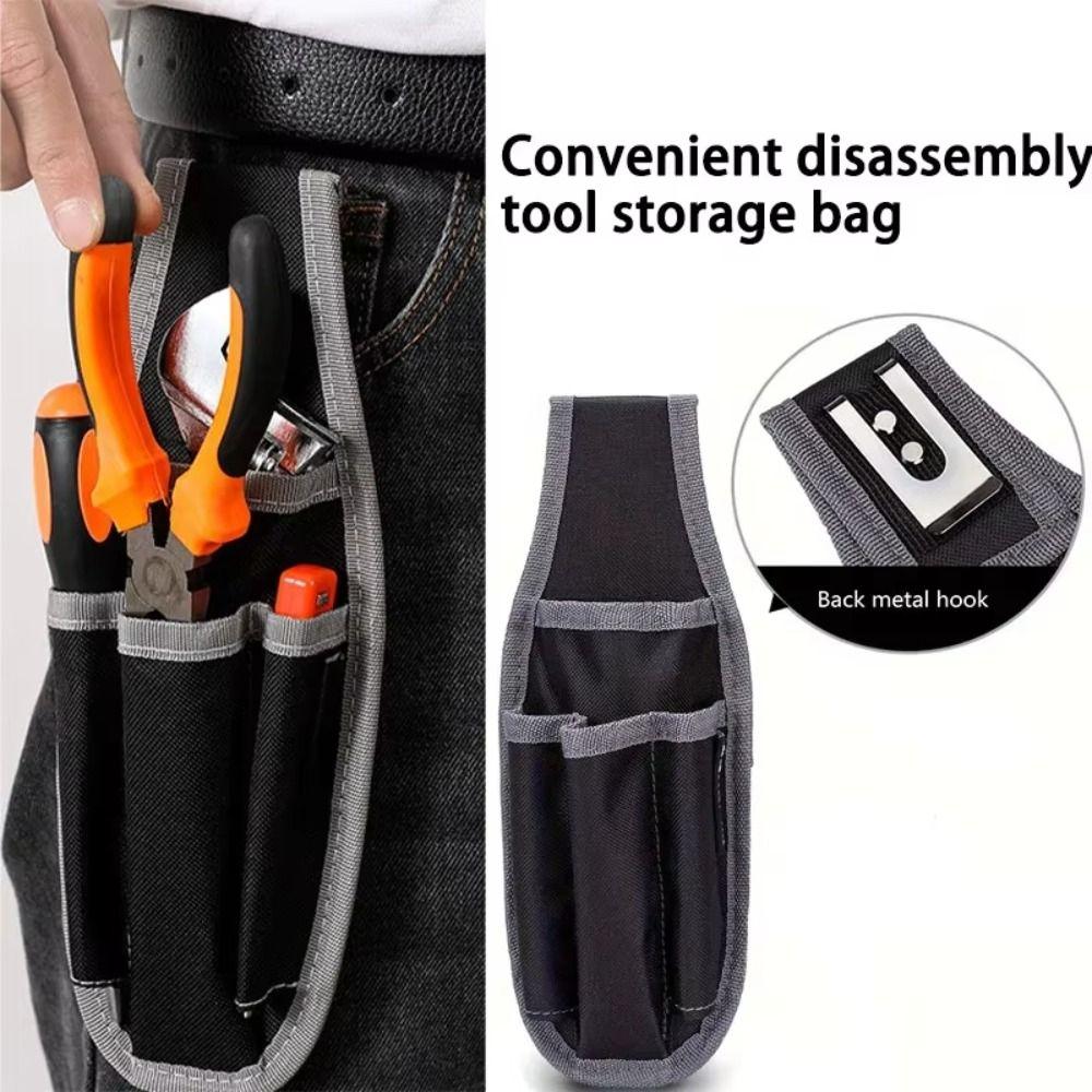Large Capacity Tool Waist Bag Electrician Hardware Tools Bag for Repair Tool Storage