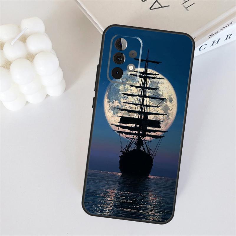Segelschiff Piratenschiff Für Samsung Galaxy A22 A32 A52 A54 A14 A16 A26 A36 A56 A55 A35 A05 A06 A15 A53 A33 A13 Hülle