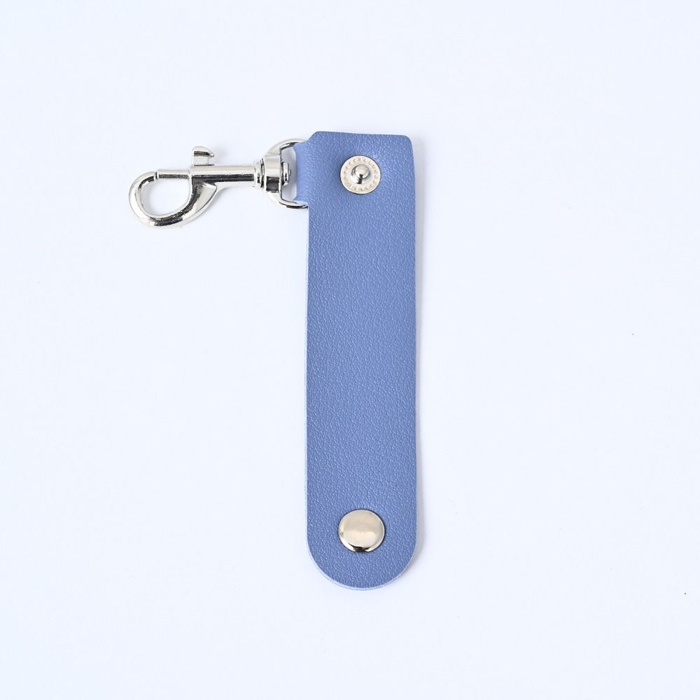 Fashion PU Leather Keychain Simple Waist Wallet Keyrings Car Key Strap Men Women