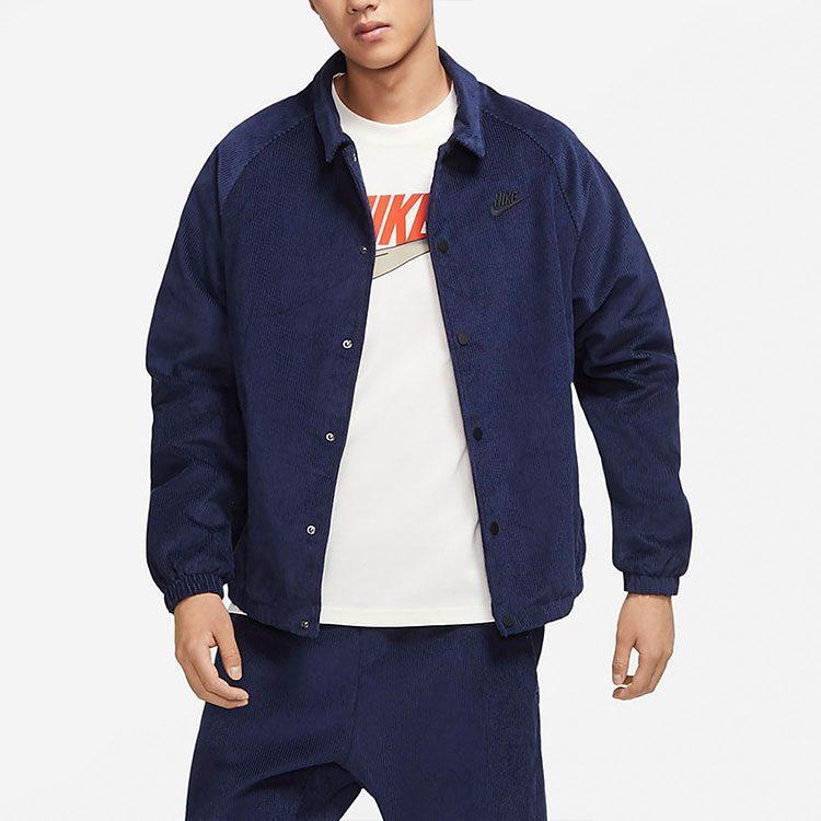 Nike Jackets Men's Dark Navy Blue Lapel Moderate Other DO2323-410