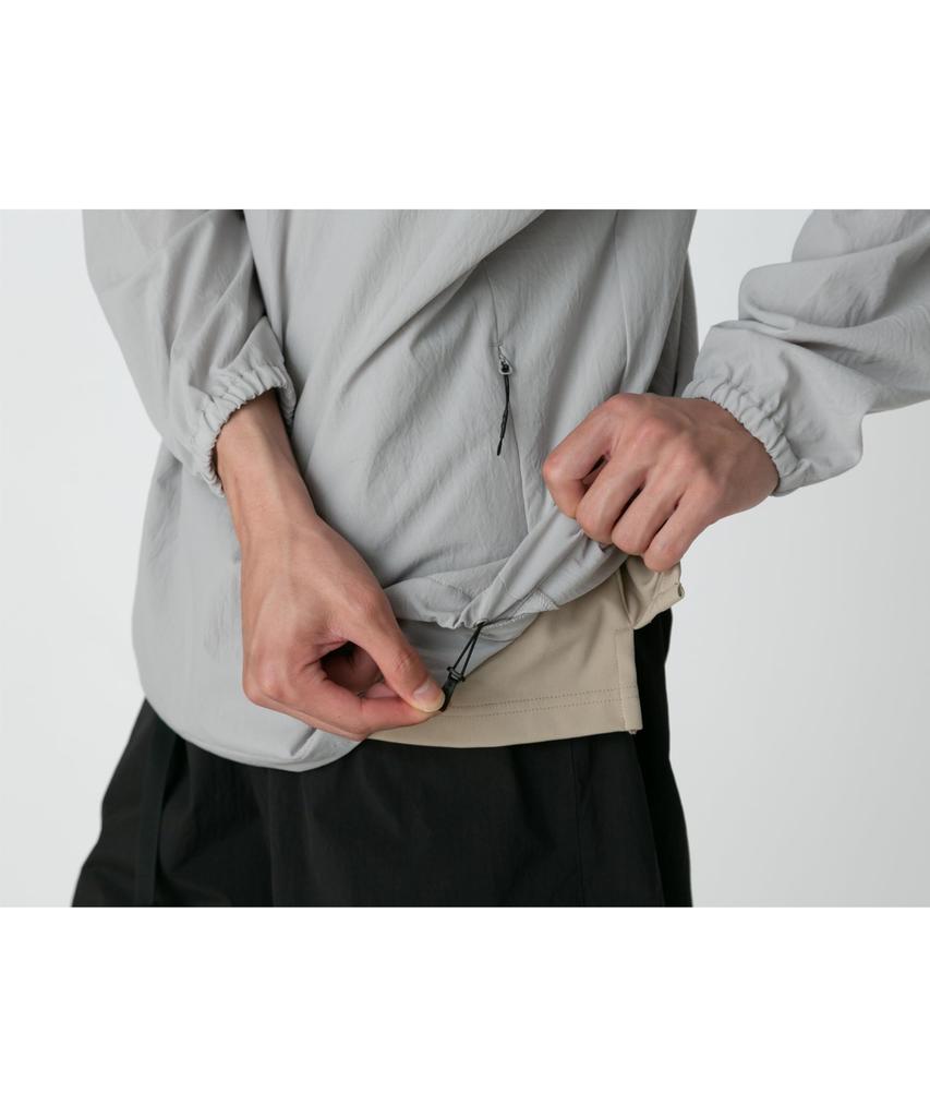 Snow Peak Atmungsaktive Schnelltrocknende Anorak Außenjacke Anorak Anorak Parka Kapuzenpullover SCHWARZ M JK-25SU015 Herren Damen