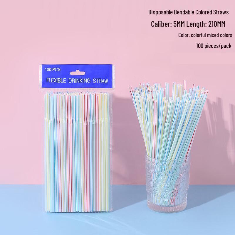 JIAYAN Disposable Drinking Straws