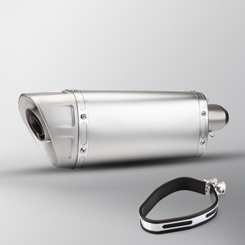 Motorcycle carbon fiber exhaust pipe tail connection integrated exhaust pipe FOR 51MM MT09 FZ09 MT07 GSX250 M11 muffler with db
