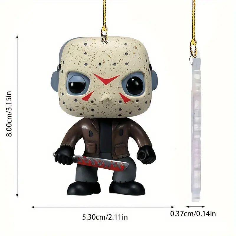 

Style Cartoon Colorful Acrylic Pumpkin Hanging Decoration For Halloween Party And Interior Car