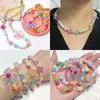 20/30pcs Plastic Acrylic Flower Beads Charm For Necklace Bracelet DIY Jewerly Craft Making