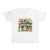 Happy Birthday Jugend T-Shirt | Kuchen, Ballons, Tiere, Regenbogen Grafik