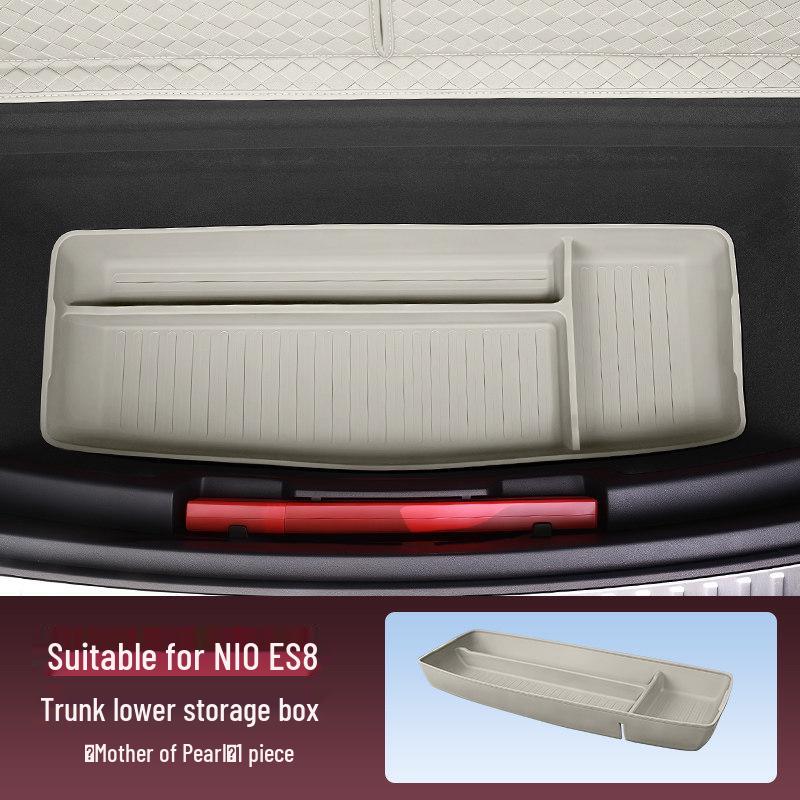 Nio ES8 Lower Trunk Storage Organizer for 26 Models: Car Interior Decoration Accessory.