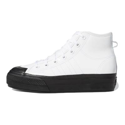 Nizza RF Platform Mid White Black Women Sneakers Cloud-White Core-Black FY7606