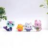 13 Stück Gabi Puppenhaus Party Anime Zubehör Handgefertigt Puppenhaus Kinderspielzeug Katzenpuppe PVC Modell Ornament Geburtstagsgeschenk