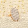 New Hot Brand Vintage Full Diamond Women's Rings Luxury Jewelry For Women Designer Rings Fashion Pure 925 Silver Round Rings