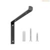 K1AE Wall Mounted Stainless Steel Shelving Bracket Simple Decorative Shelf Bracket