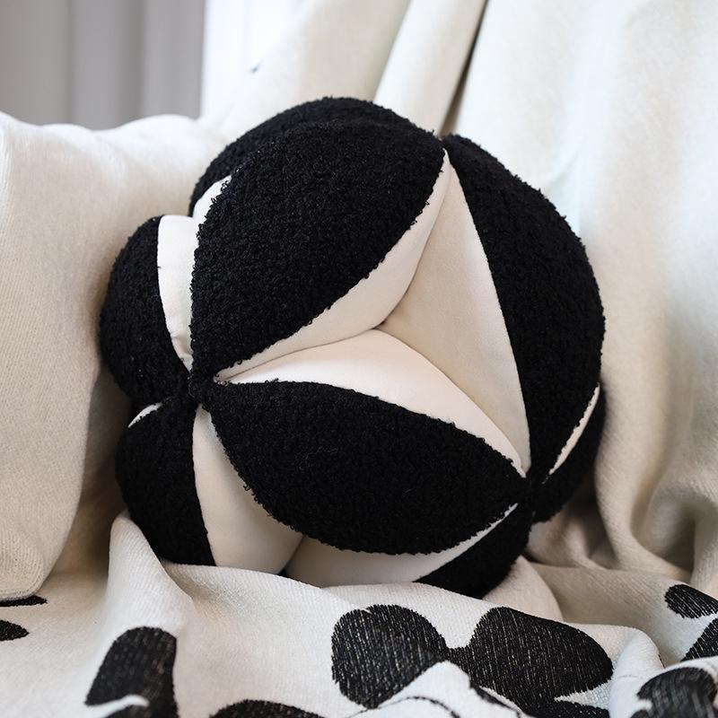 Niedliches rundes unregelmäßiges Kissen - Moderner minimalistischer Sofalehnenkissen, High-End Ins-Stil