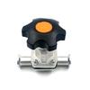 KF16 KF25 KF40 KF50 Vacuum Clamp Ferrule SUS 304 Stainless Steel Sanitary Diaphragm Valve Shut Off Faucet Flow Control Homebrew